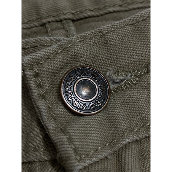 Levi's 514 Tan Jeans White Label Mens Size 34x34 - Picture 6 of 10